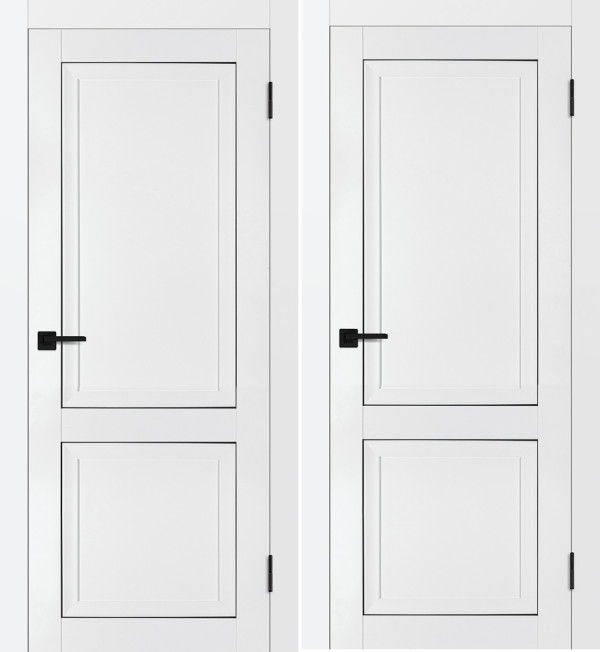 Дверь экошпон Profilo Porte PST-38 Белый матовый