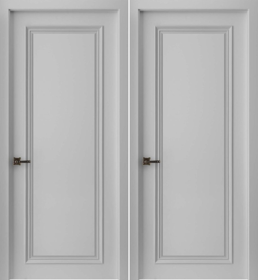 Межкомнатная дверь Regidoors Бремен 1 (эмаль галечный серый RAL 7032)